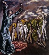El Greco The Opening of the Fifth Seal USA oil painting artist